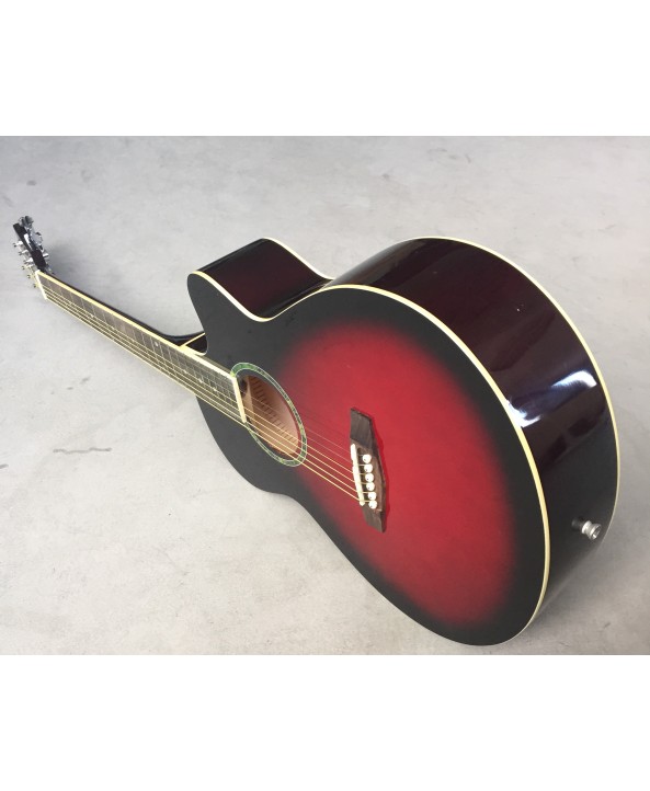 BORYA W/CUTAWAY RED BURST 40